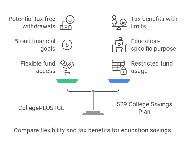 CollegePLUS IUL vs. 529 Plan: A Comparative Analysis