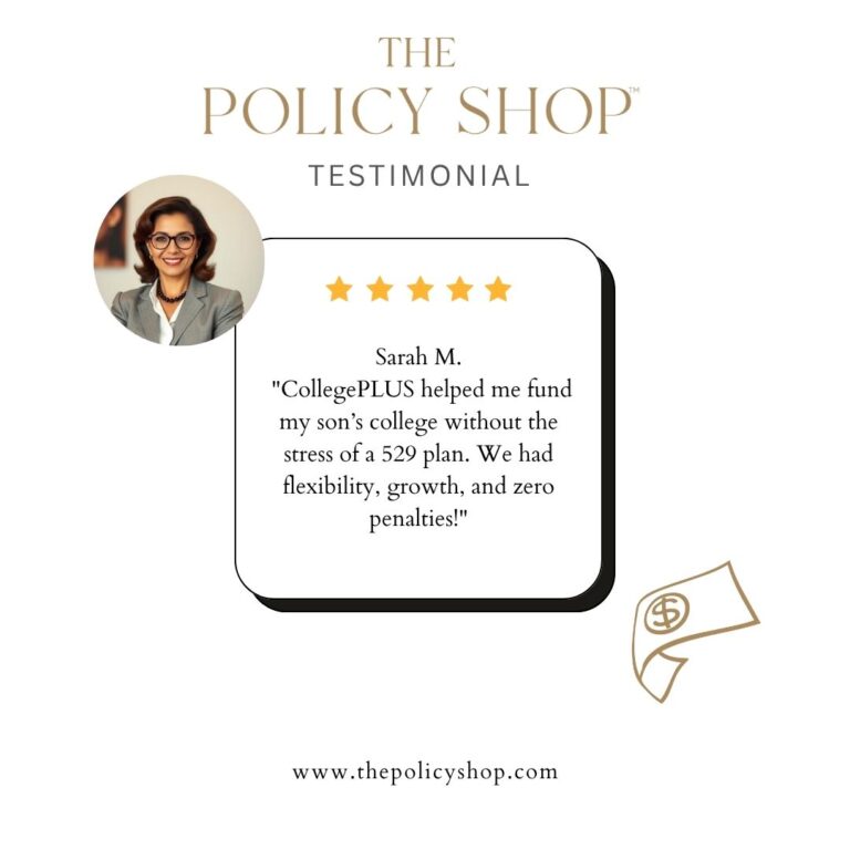 life insurance Policy testimonial