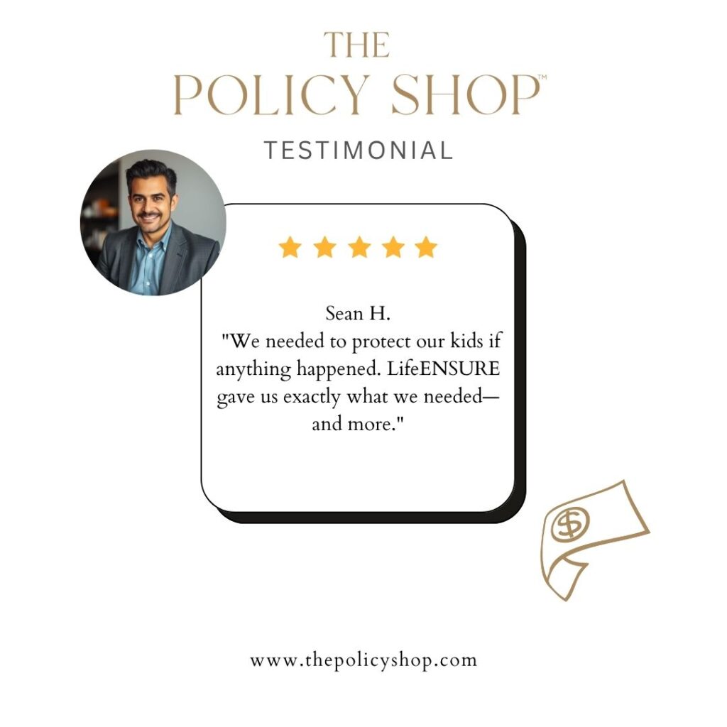 life insurance Policy testimonial